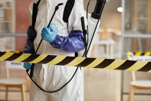 Professional Blood Cleanup technician working in Augusta, AR